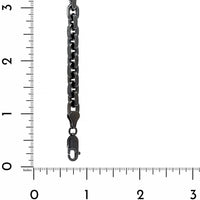 Stainless Steel 8.25" French Oval Cable Chain Bracelet
