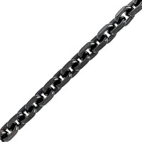 Stainless Steel 8.25" French Oval Cable Chain Bracelet