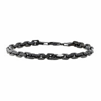 Stainless Steel 8.25" French Oval Cable Chain Bracelet