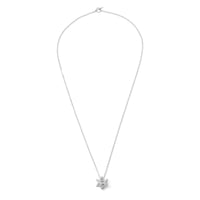Maor Sterling Silver Pave Diamond Celestial Merkabah Pendant Necklace