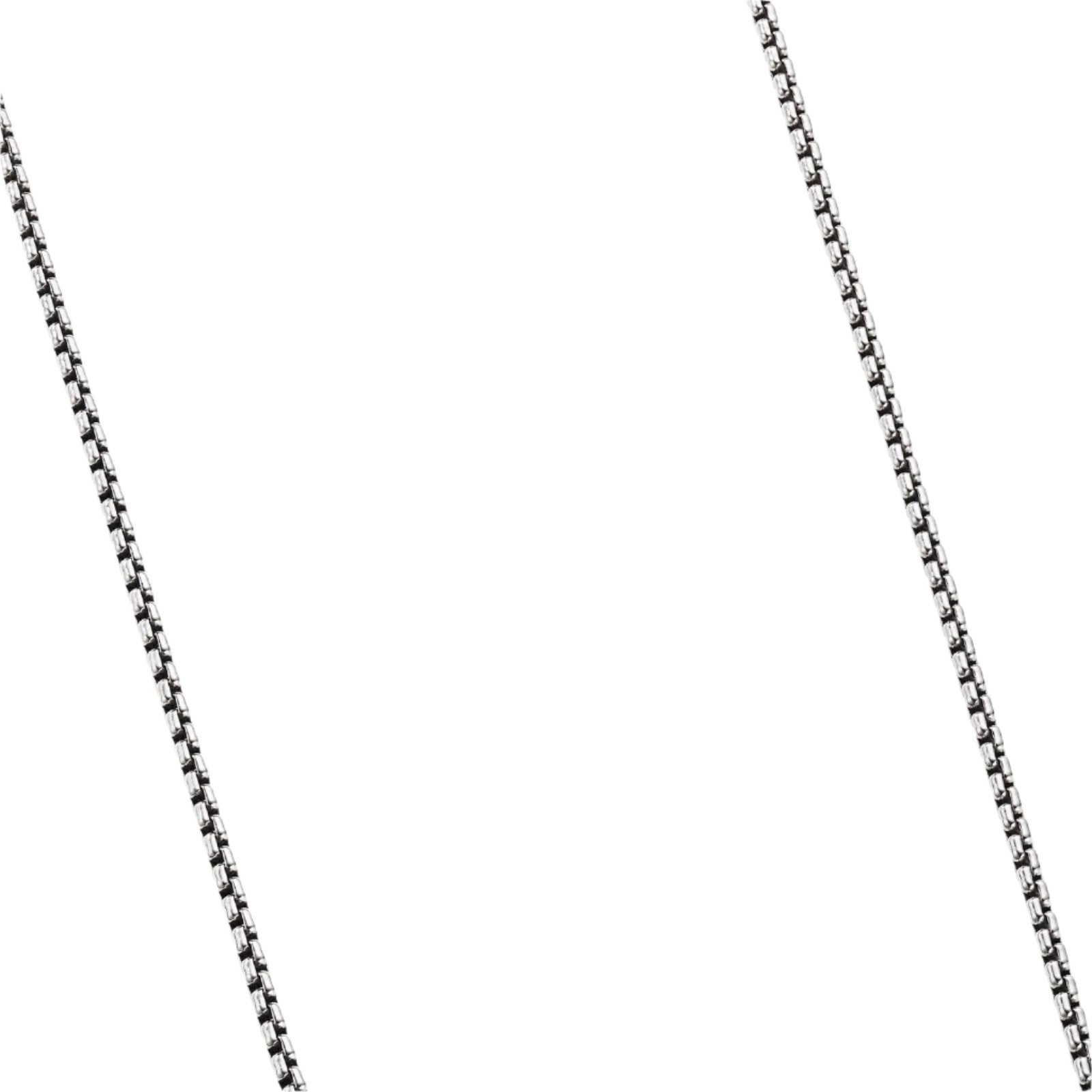 Box Chain Necklace in Sterling Silver, 2.7mm