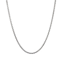 Box Chain Necklace in Sterling Silver, 2.7mm