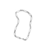 Maor Sterling Silver Unity Curb Link Necklace