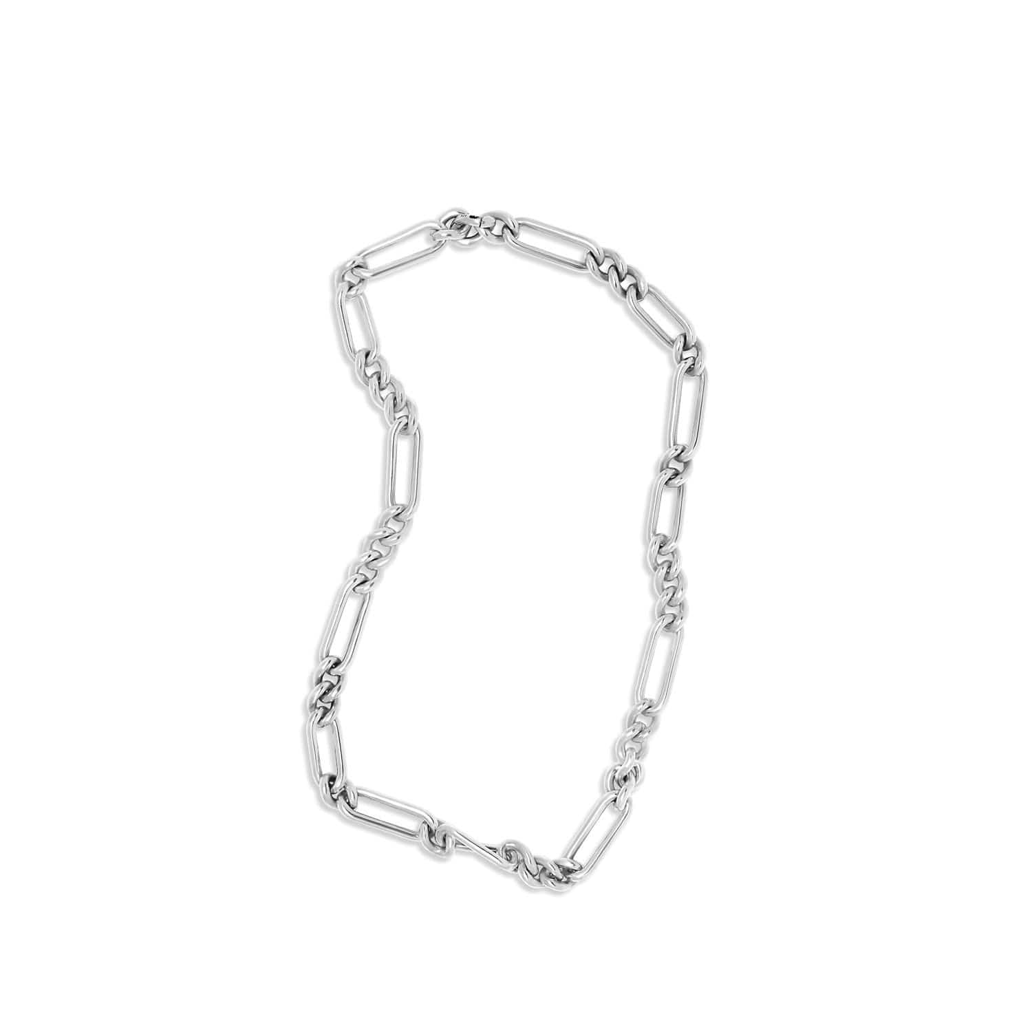 Maor Sterling Silver Unity Curb Link Necklace