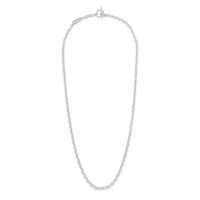 Maor Sterling Silver Plaun Link Necklace