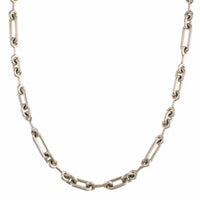Maor Sterling Silver Medium Pelham Link Necklace