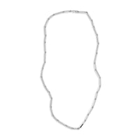 Maor Sterling Silver Cuadrangular Link Necklace