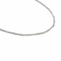 Maor Sterling Silver Cuadrangular Link Necklace