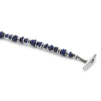 Maor Sterling Silver Lapis Pilla Necklace