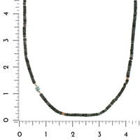 Maor Sterling Silver Dark Green Afghan Jade Cherish Necklace