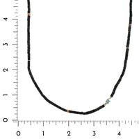Maor Sterling Silver Black Afghan Jade Cherish Necklace