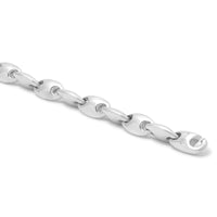 Maor Sterling Silver Neo Oval Link Necklace
