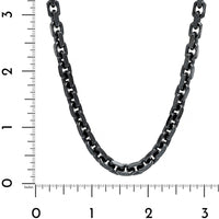 Sterling Silver 24" French Oval Cable Chain Necklace