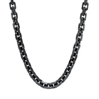 Sterling Silver 24" French Oval Cable Chain Necklace
