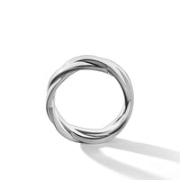 Sculpted Cable Band Ring in 18K Rose Gold