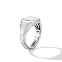 Streamline® Signet Ring in Sterling Silver, 14mm