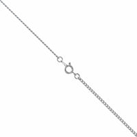 Sterling Silver Round St. Jude Pendant Necklace