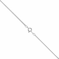 Sterling Silver Round St. Joseph Pendant Necklace