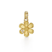 Temple St. Clair 18K Yellow Gold Diamond Flower Charm