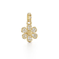 Temple St. Clair 18K Yellow Gold Snow Flower Pendant Charm