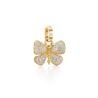 Temple St. Clair 18K Yellow Gold Butterfly Diamond Charm
