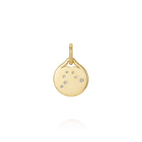 Fernando Jorge 18K Yellow Gold Celestial Diamond Aquarius Pendant
