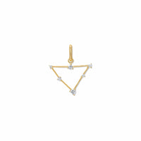 Fernando Jorge 18K Yellow Gold Celestial Diamond Capricorn Pendant