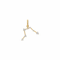Fernando Jorge 18K Yellow Gold Celestial Diamond Aquarius Pendant
