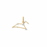 Fernando Jorge 18K Yellow Gold Celestial Diamond Leo Pendant