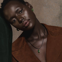 Fernando Jorge 18K Yellow Gold and Nephrite Jade Oblong Earrings