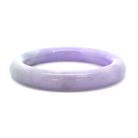Green Lavender Jade Bangle Bracelet