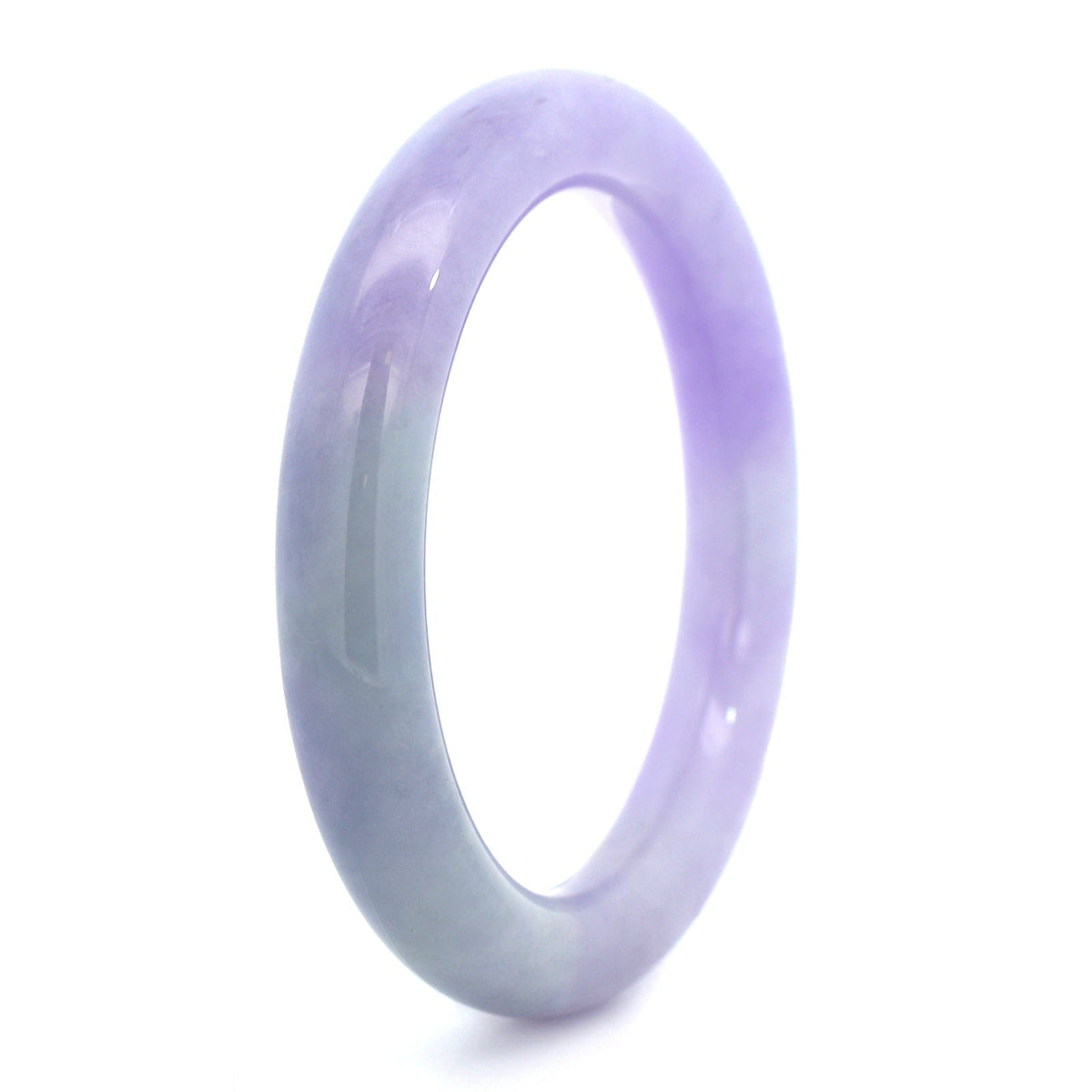 Green Lavender Jade Bangle Bracelet