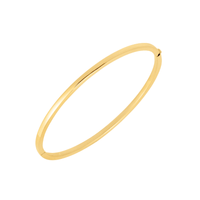 Roberto Coin 18K Yellow Gold Oval Square Tube Bangle