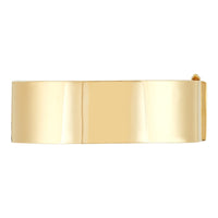 14K Yellow Gold Round Cuff Bracelet