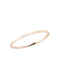 Roberto Coin 18K Rose Gold Oval Hinged Bangle