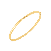 Roberto Coin 18K Yellow Gold Oval Hinged Bangle