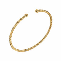 Micro Cablespira® Flex Bracelet 18K Yellow Gold, 2.6mm