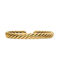 Sculpted Cable Flex® Bracelet 18K Yellow Gold, 7.5mm