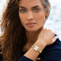 Frederique Constant Carree Quartz Yellow Gold Plate