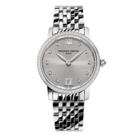 Frederique Constant Classics Slimline Ladies Quartz Stainless Steel FC-220LBD1SD26B