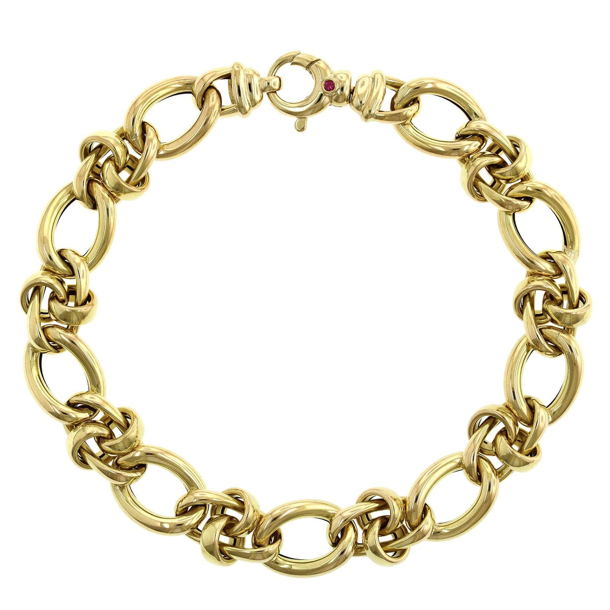 Roberto Coin 18K Yellow Gold Oro Oval Link Bracelet