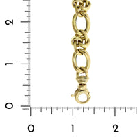 18K Yellow Gold Oro Oval Link Bracelet