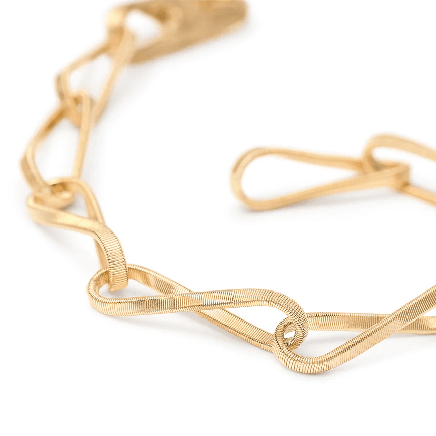 Marco Bicego Marrakech Onde 18K Yellow Gold Twist Link Bracelet