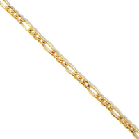 14K Yellow Gold Figaro Link Bracelet