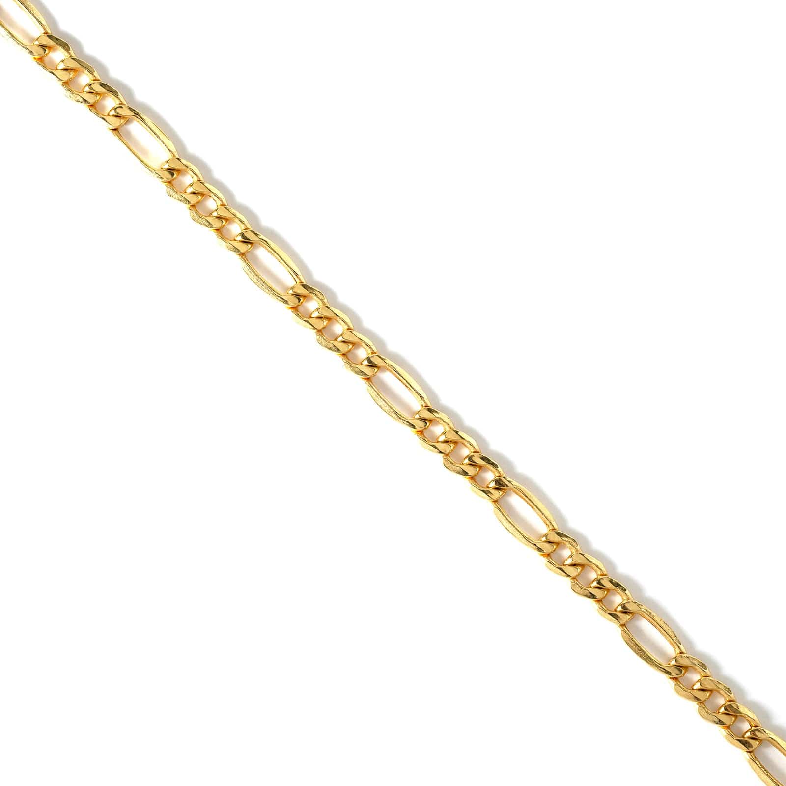 14K Yellow Gold Figaro Link Bracelet