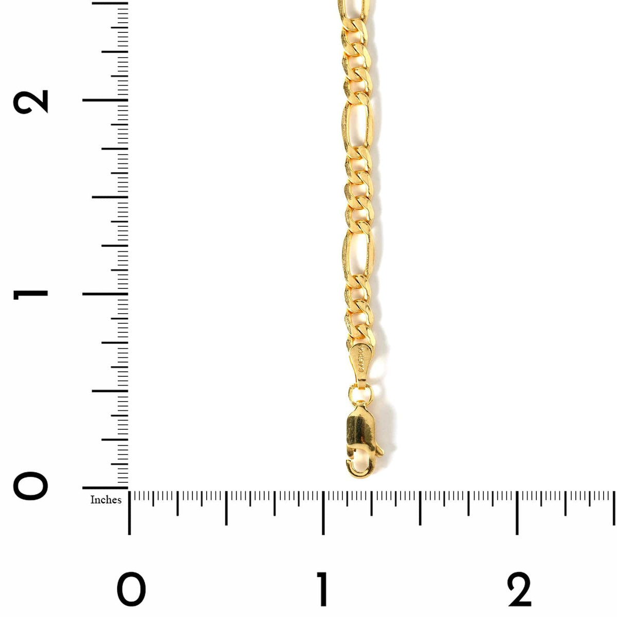 14K Yellow Gold Figaro Link Bracelet