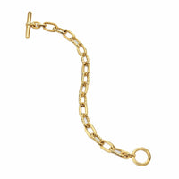 DY Madison® Toggle Chain Bracelet 18K Yellow Gold, 8.5mm