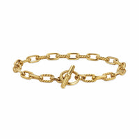 DY Madison® Toggle Chain Bracelet 18K Yellow Gold, 5.5mm