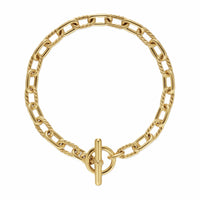 DY Madison® Toggle Chain Bracelet 18K Yellow Gold, 5.5mm