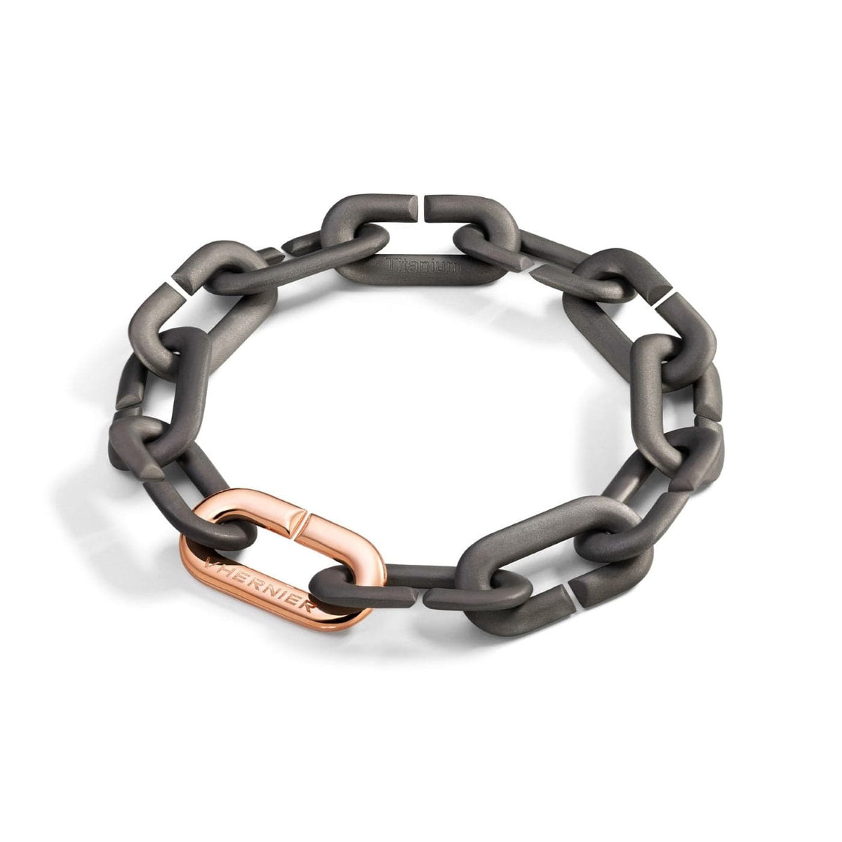 Vhernier 18K Rose Gold and Titanium Mon Jeu Bracelet